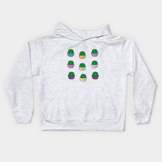 Sweet Cactuses Dude Kids Hoodie by Not Your Average Store